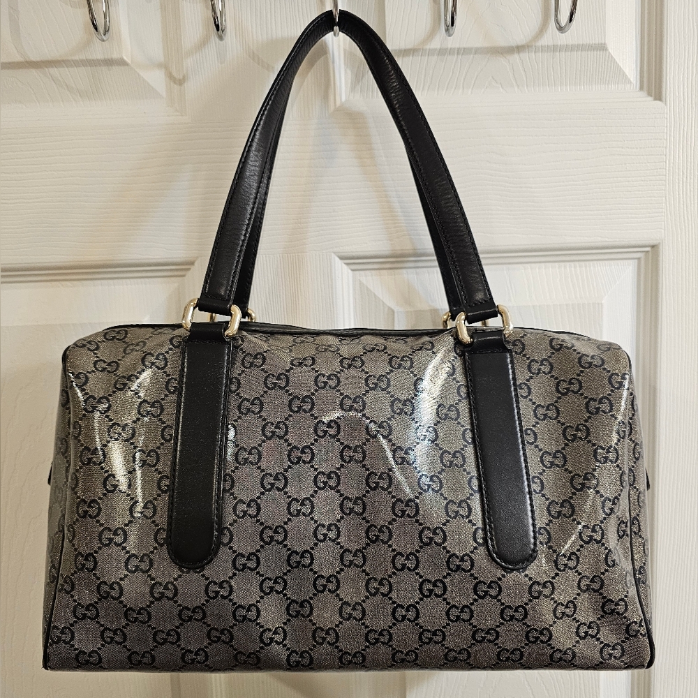 Gucci GG Crystal Boston Bag